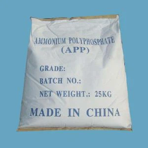 Amonio polifosfato atsparus ugniai